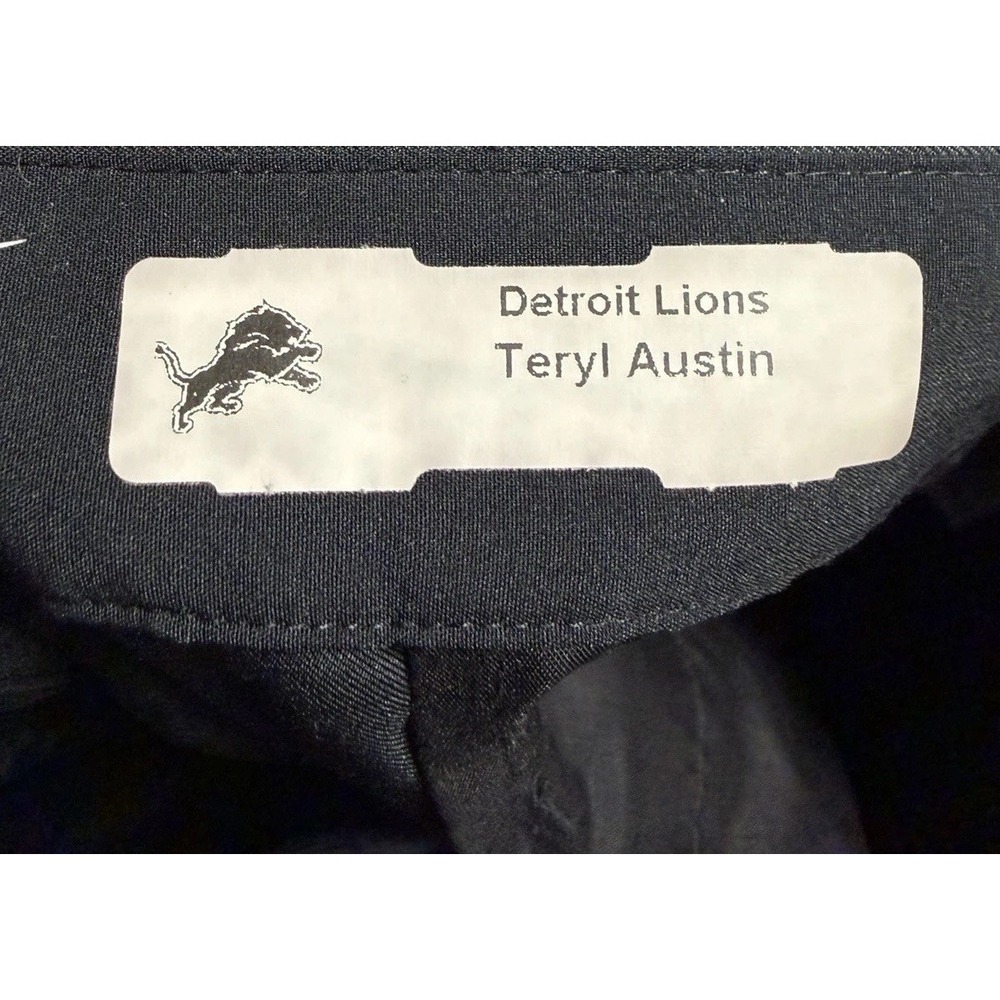Detroit Lions Team Issued Nike Golf Pants Teryl Austin Coach Worn Size 40 693